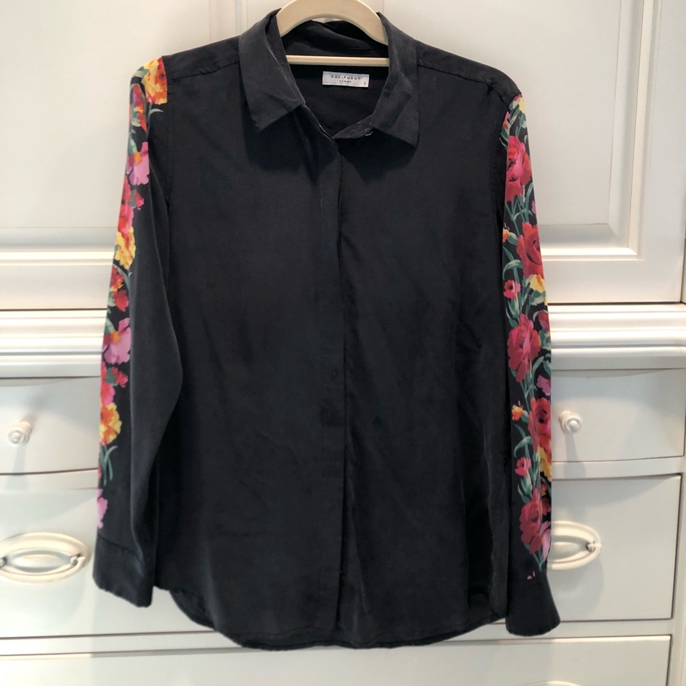 Equipment 100% silk blouse